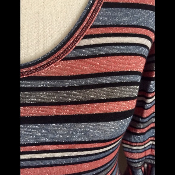 Free People sparkly striped top - Picture 2 of 5